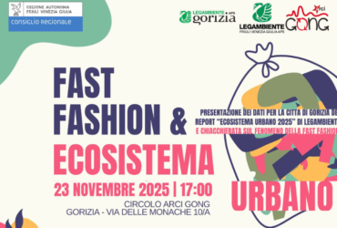 Gorizia: Ambiente, città e armadi. Il 23 novembre si parla di futuro al Circolo Arci Gong.